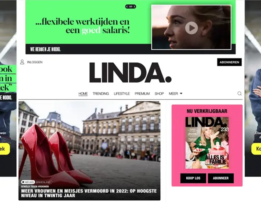 Screenshot campagne 'techniekbranche heeft meer vrouwen nodig'